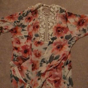 Floral cardigan